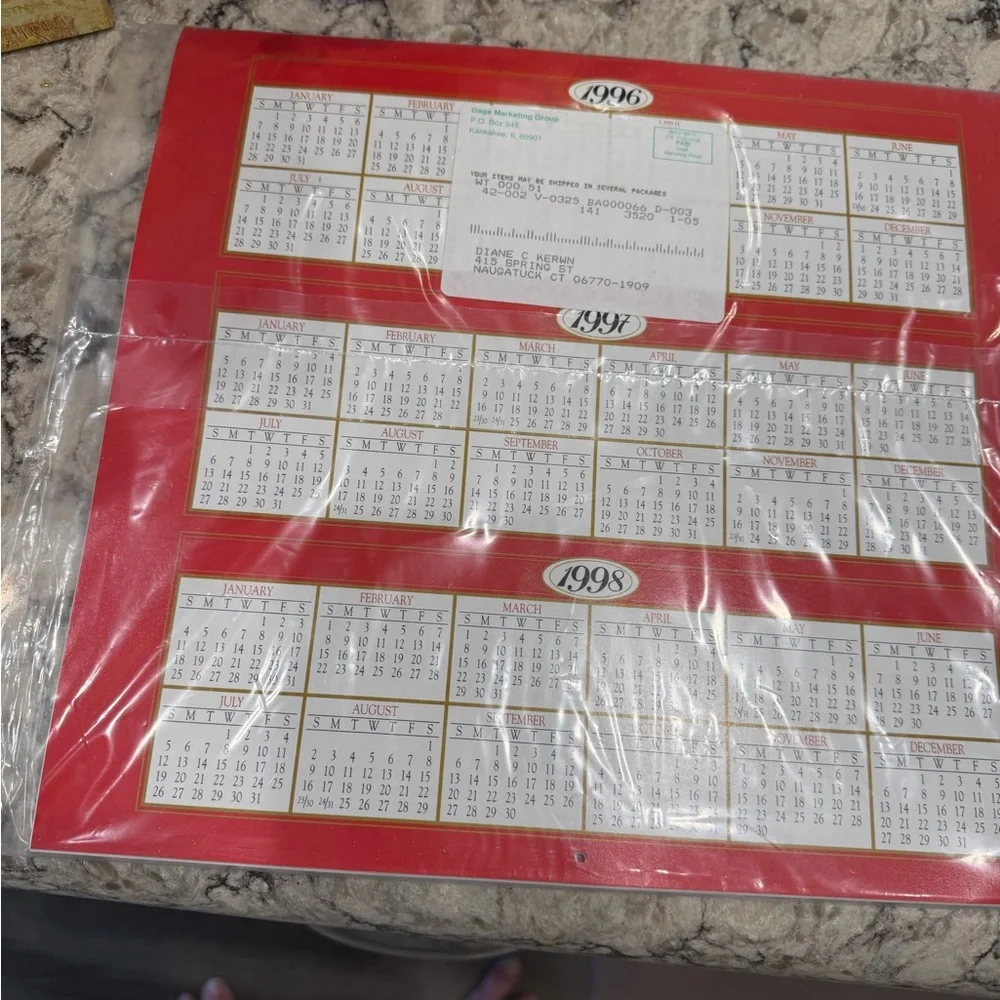 Campbell Soup vintage calendar